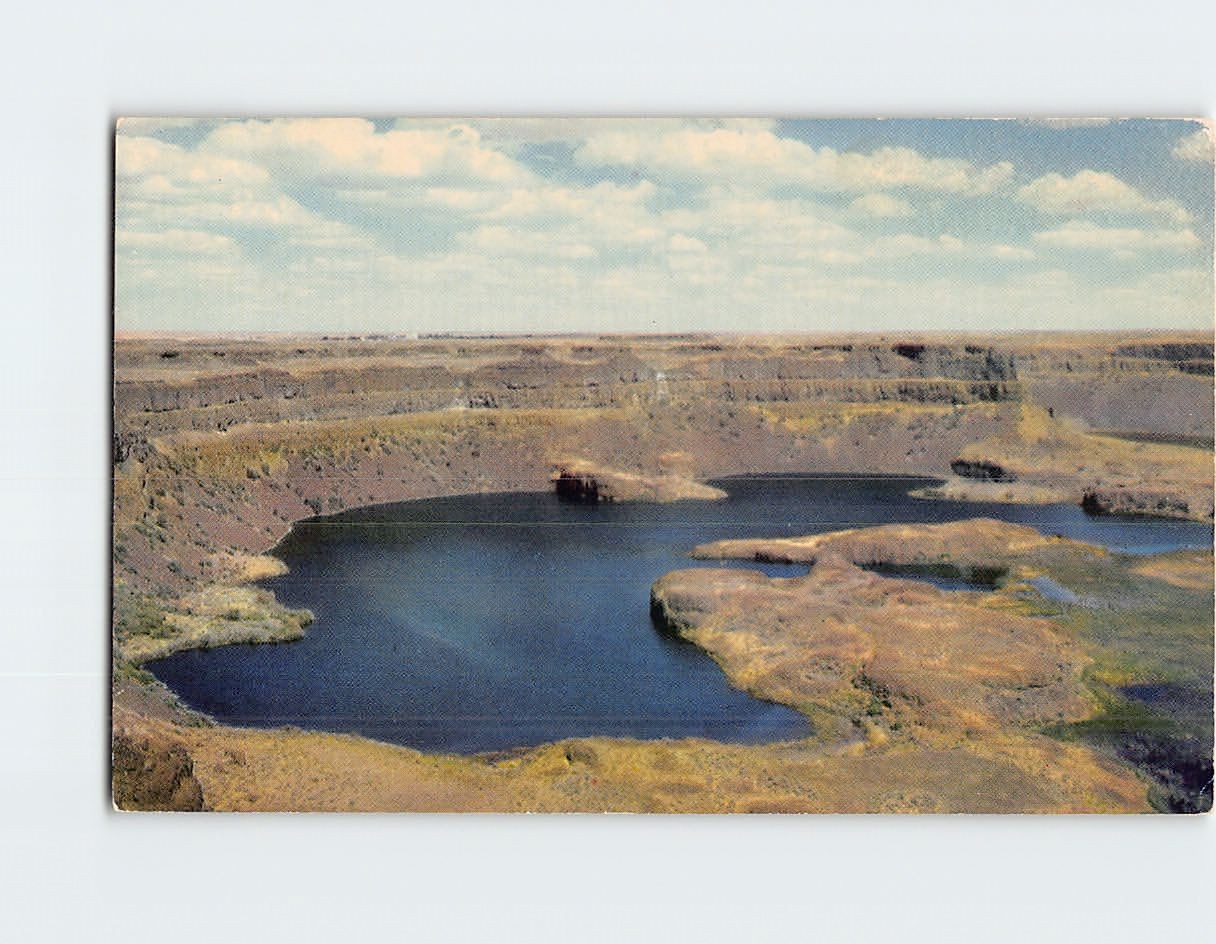 Postcard Dry Falls of the Columbia River Washington USA
