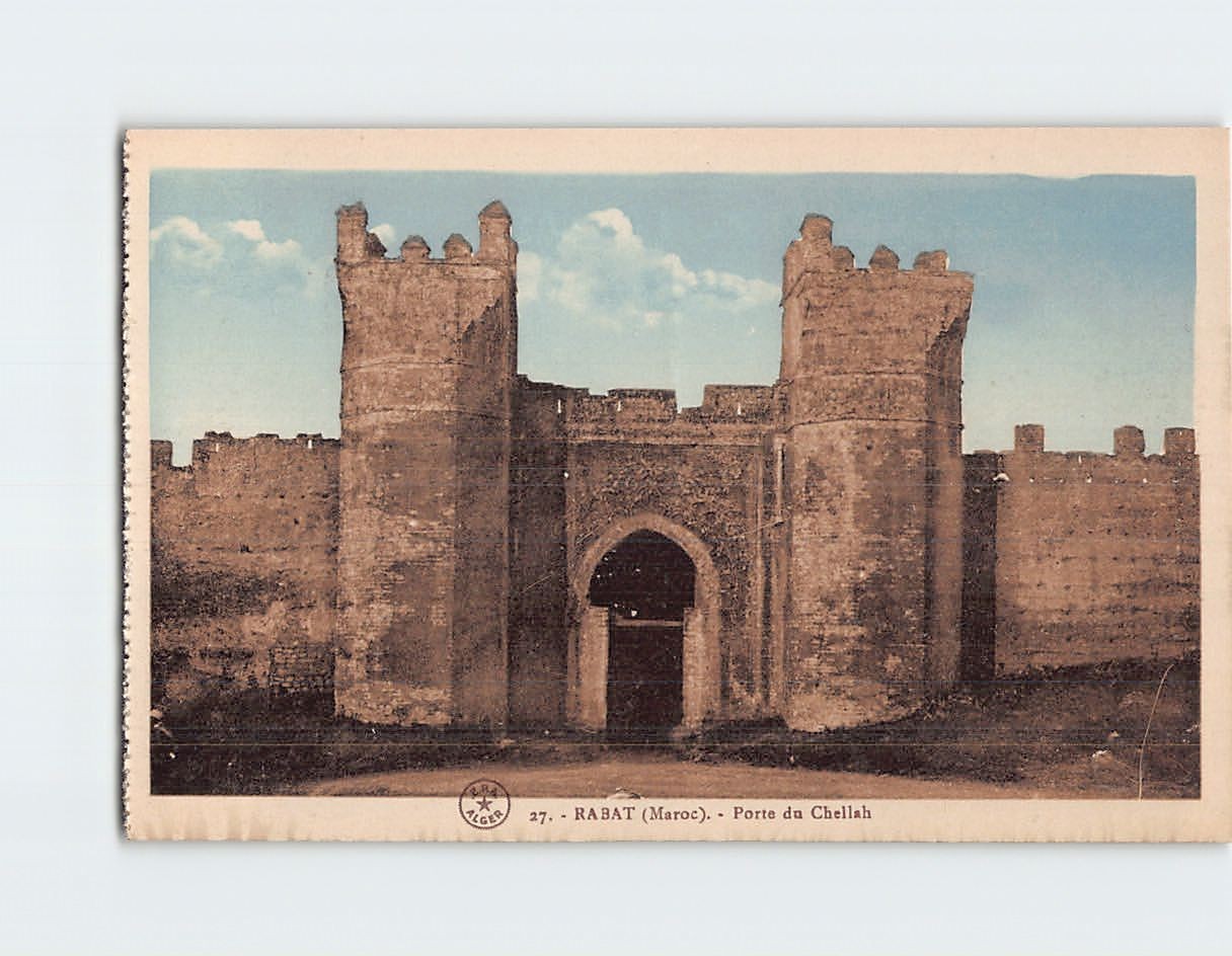 Postcard Porte du Chellah Rabat Morocco