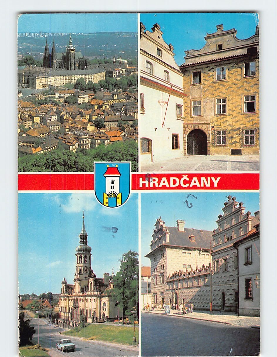 Postcard Hradčany Prague Czech Republic
