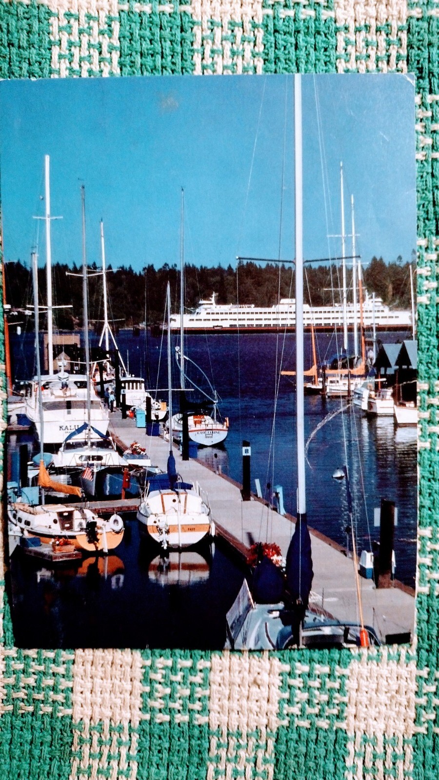 LARGER SIZE POST CARD EAGLE HARBOR BAINBRIDGE ISLAND WA