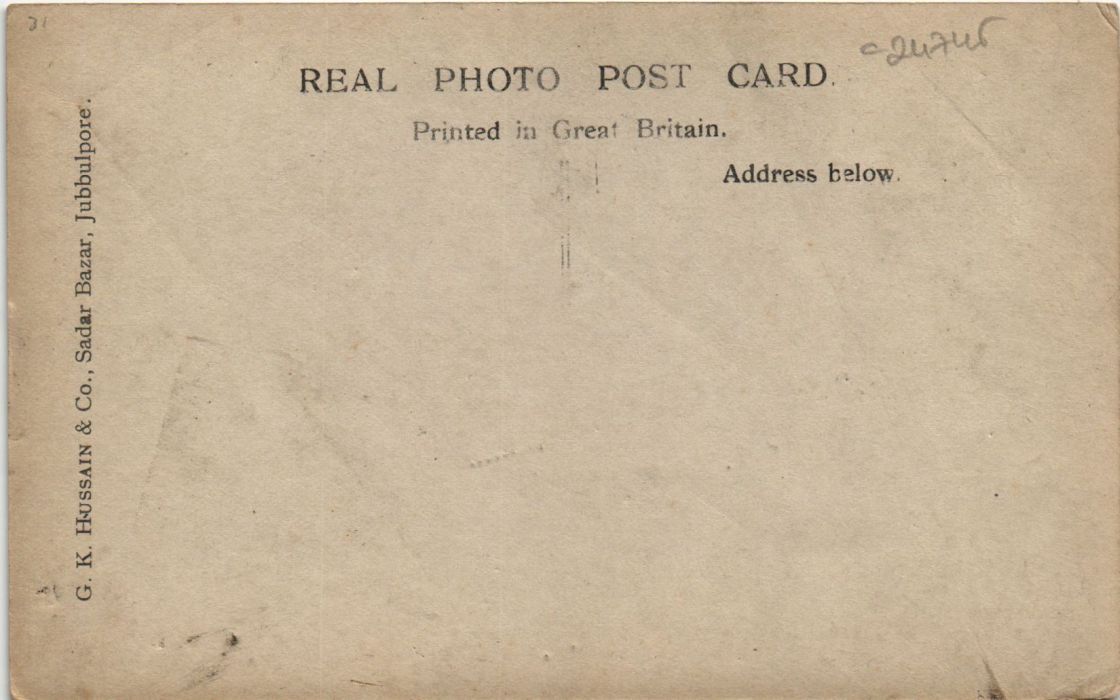 PC JUBBULPORE REGIMENTAL INSTITUTE HIGH ROSE BARRACKS INDIA MILITARY (a24745)