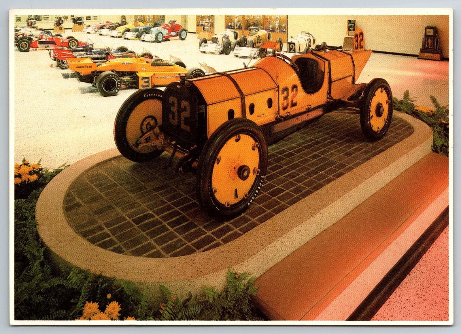 Postcard Marmon Wasp Antique Automobile Indianapolis 500 Continental 4×6 B11