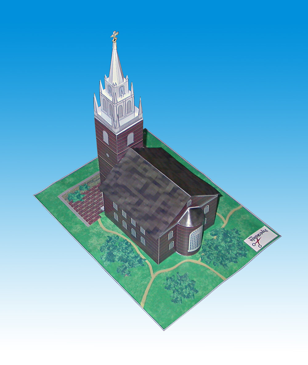 North Church – Boston – Paper Model Project Kit
