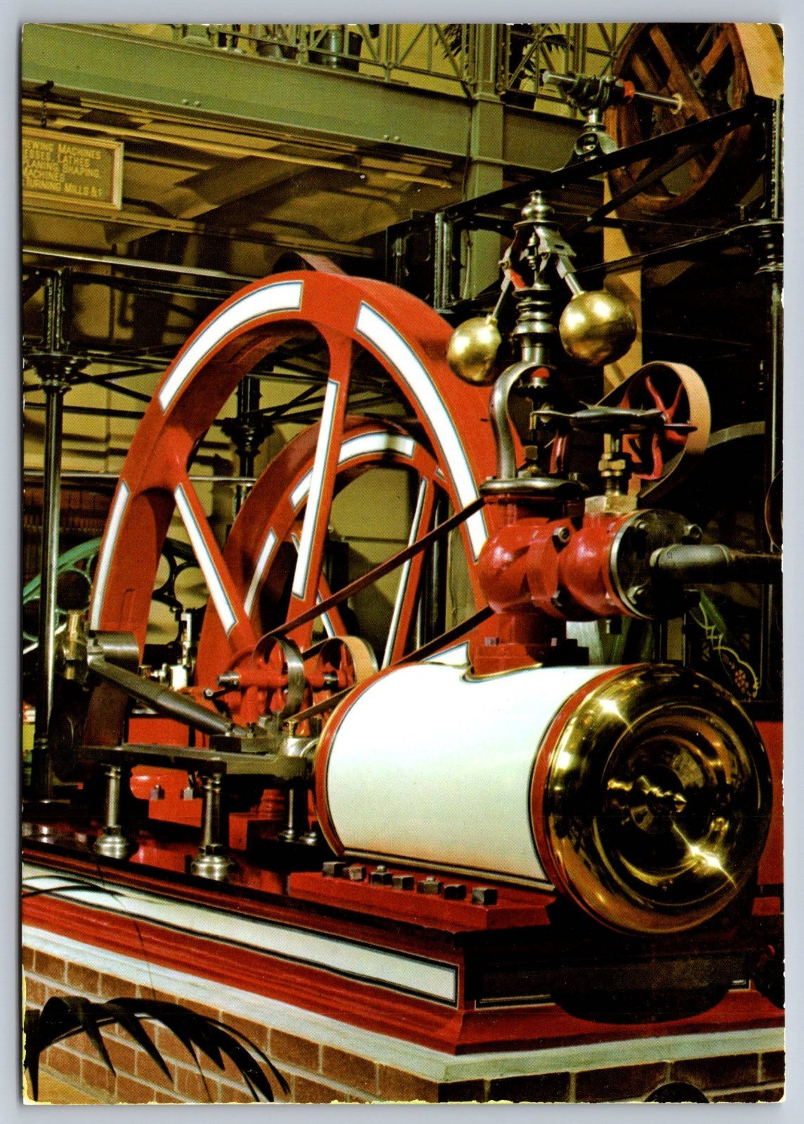 Horizontal Steam Mill Engine U.S. Military Railroad Civil War 1876 Ex. c.1976