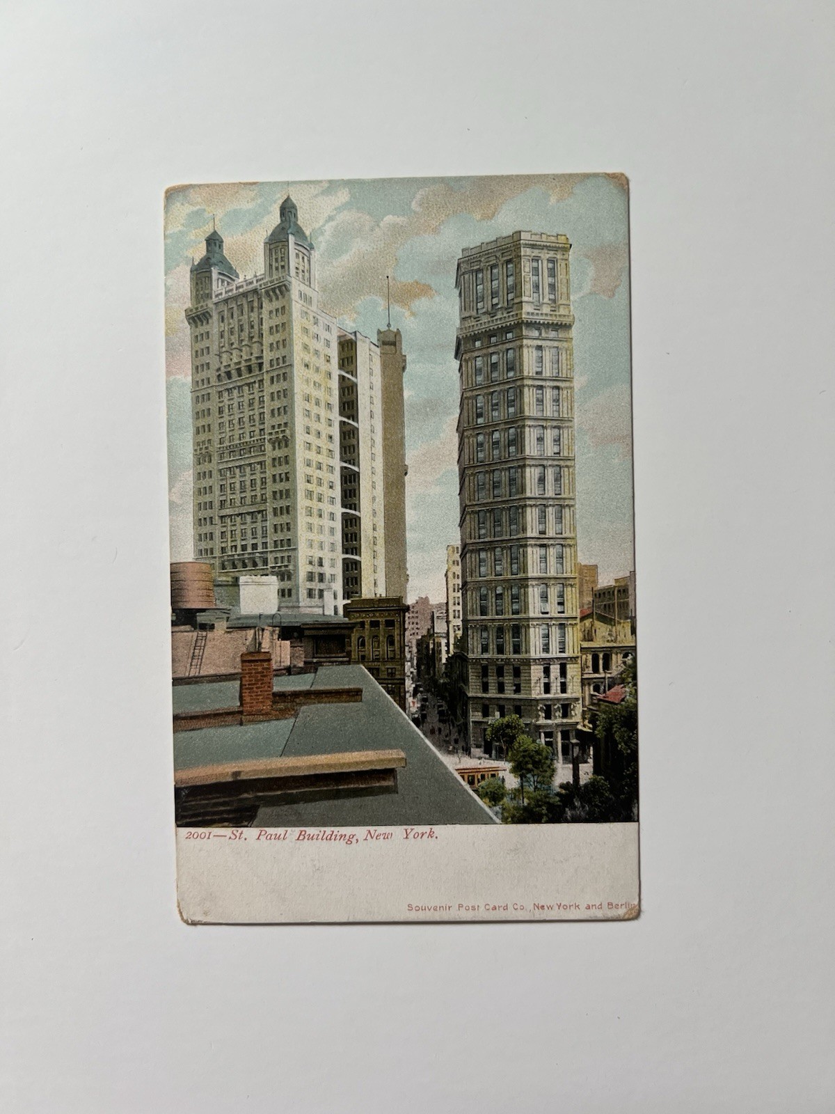 New York Empire & St. Paul Building Postcards VTG Unposted, c1900-1910