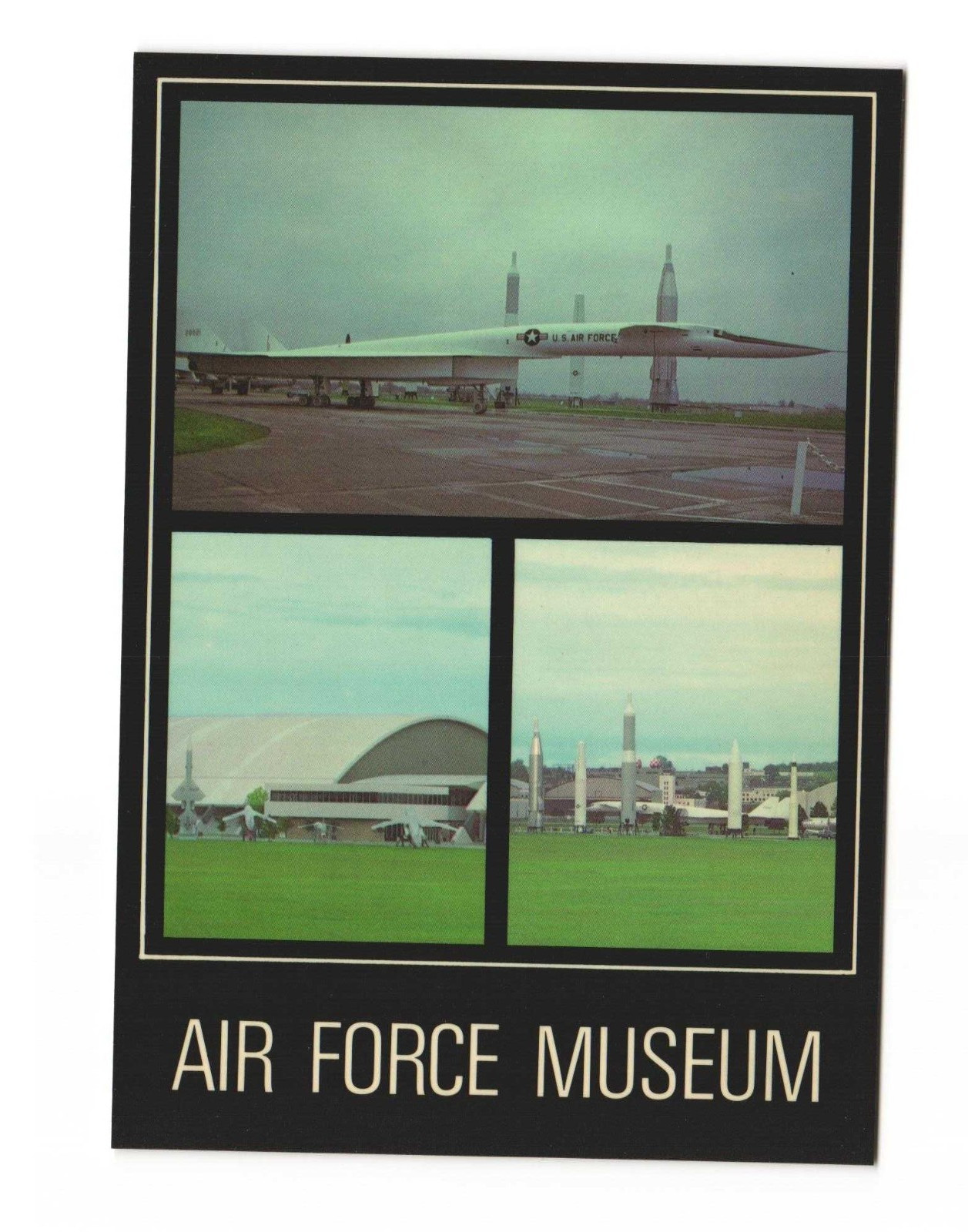 Air Force Museum Dayton OH vintage postcard unposted