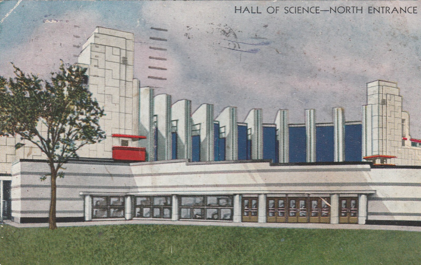 World’s Fair Hall of science Century of Progress 1933 Chicago IL postcard