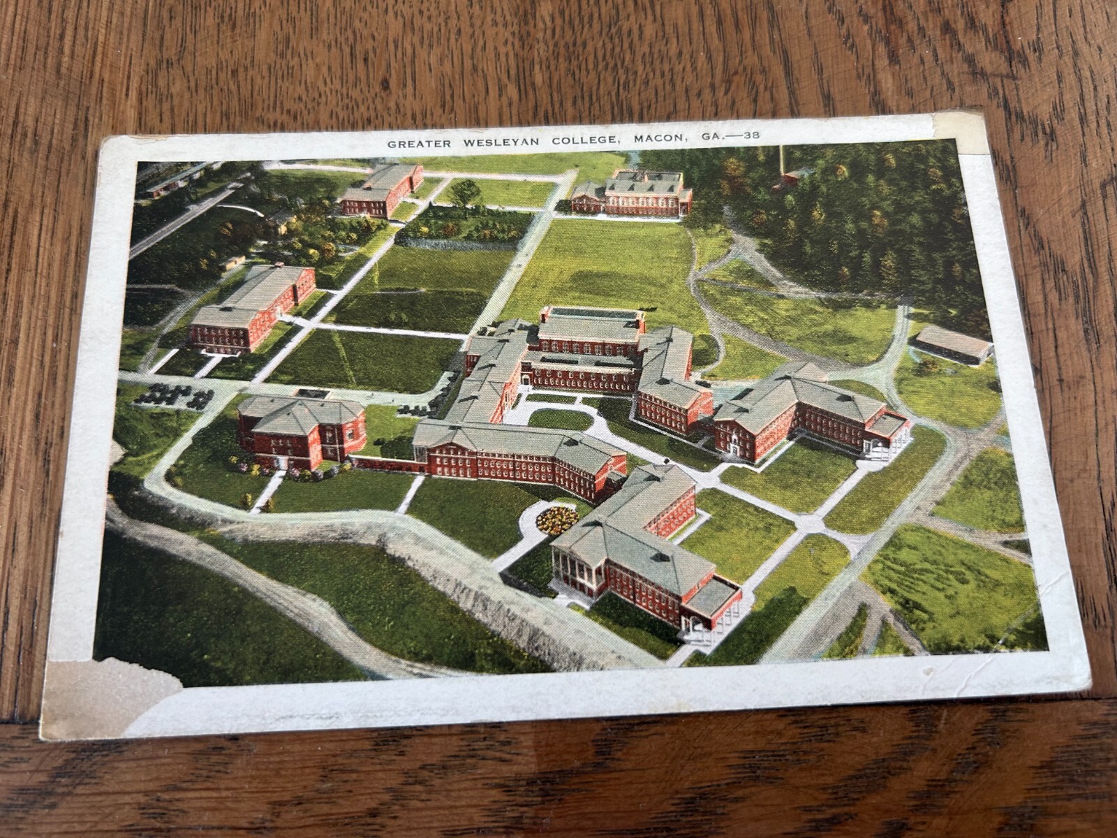Greater Wesleyan College Macon Georgia Postcard