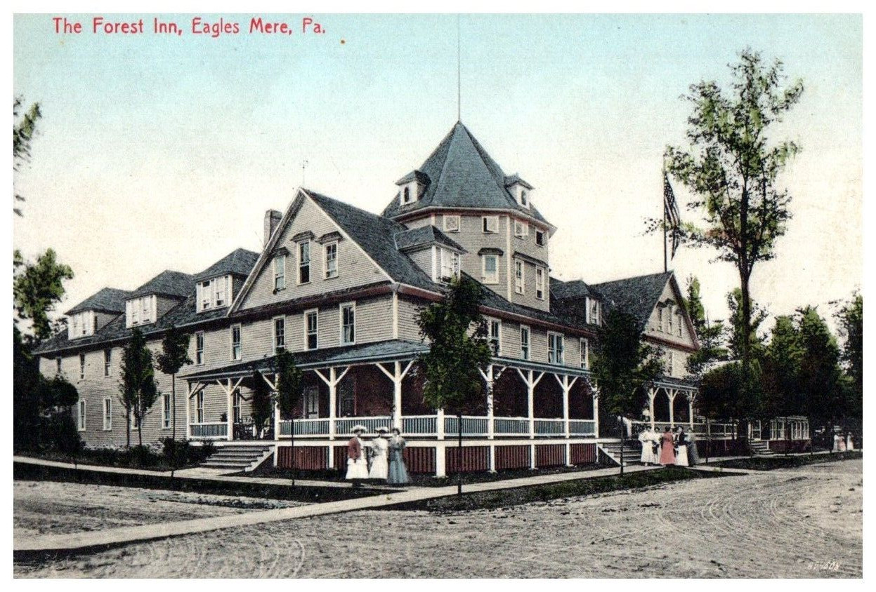 Vintage Postcard 1907-1914 The Forest Inn, Eagles Mere, Pennsylvania (PA)