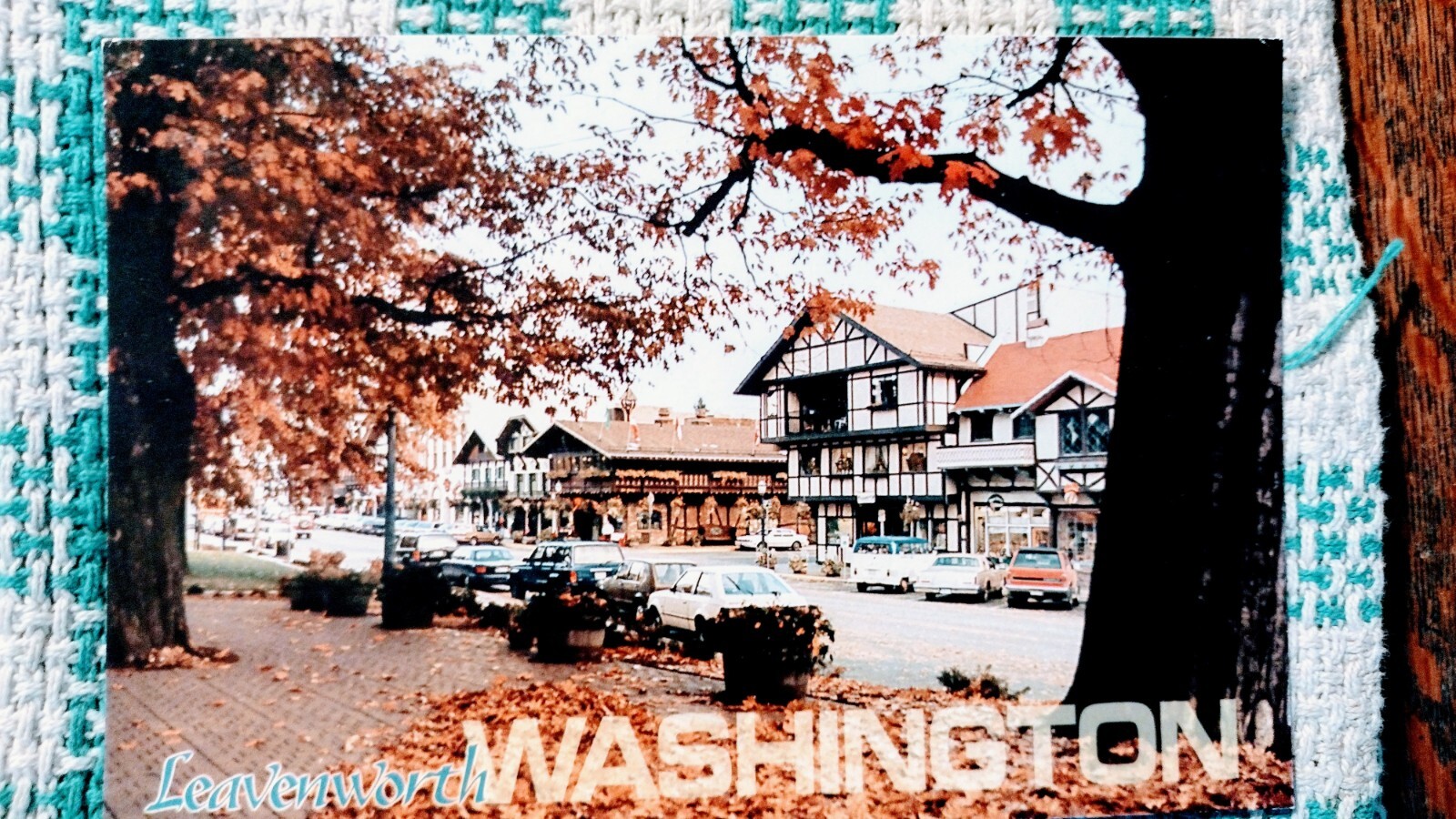 POST CARD LEAVENWORTH WASHINGTON