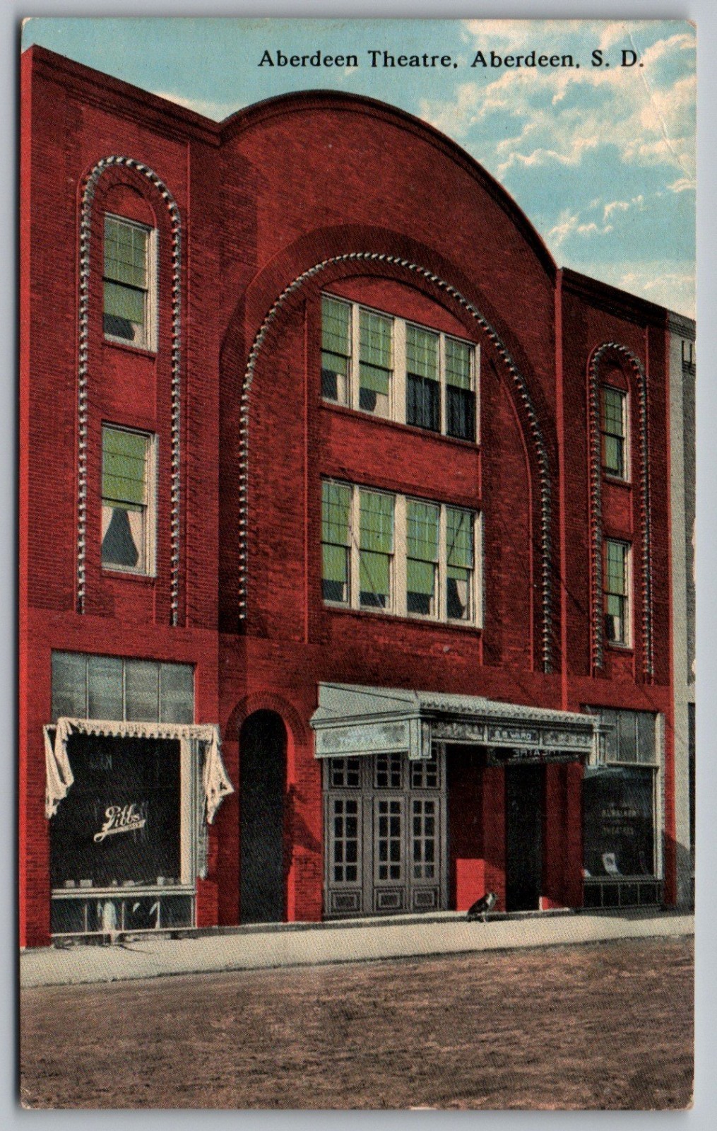 c1900s – Aberdeen Theatre South Dakota Postcard – P27
