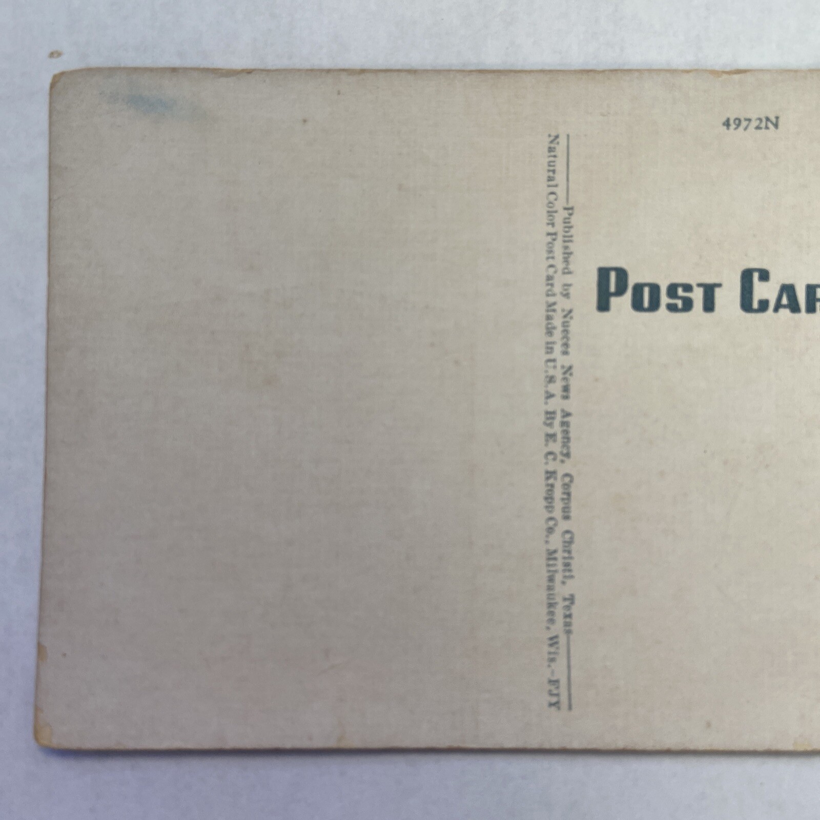 Postcard TX Corpus Christi U.S. Post Office and Custom House Linen 1930-1945