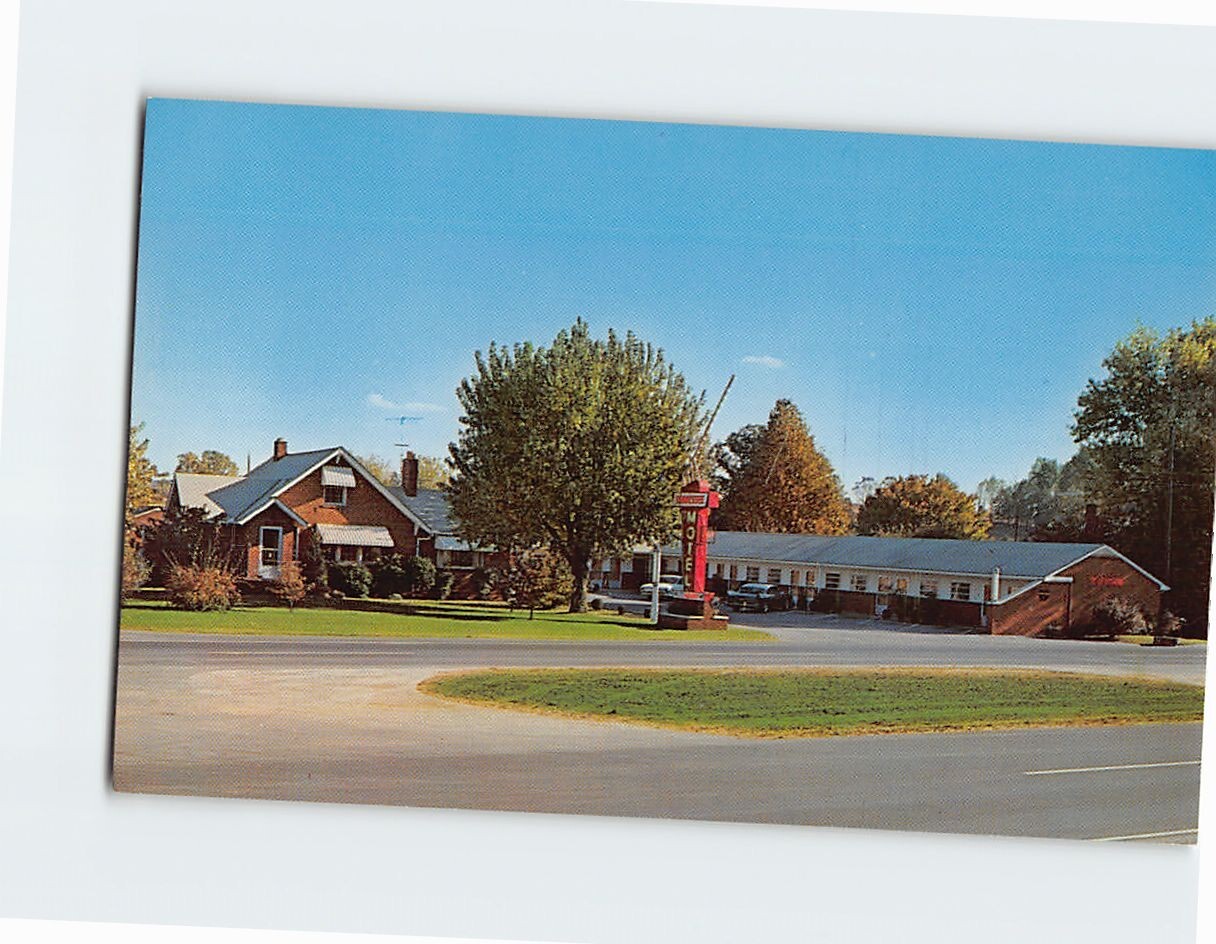 Postcard Tennessee Motel Lafollette Tennessee USA