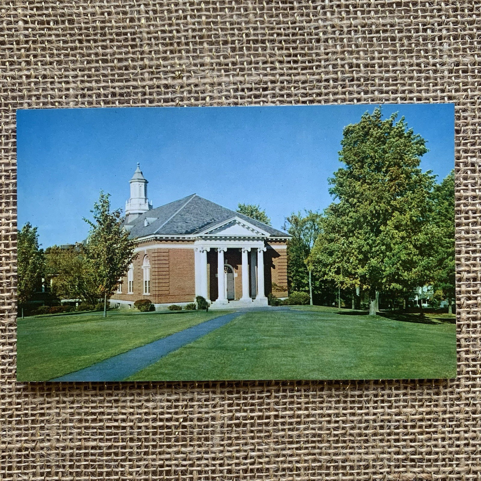 Mount Hermon School For Boys Weeks Building Northfield Massachusetts MA Postcard