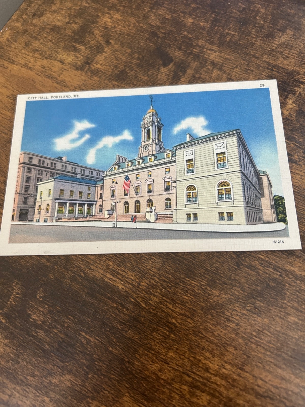 Vintage Early 1900s Chisholm Bros Post Card City Hall Portland ME