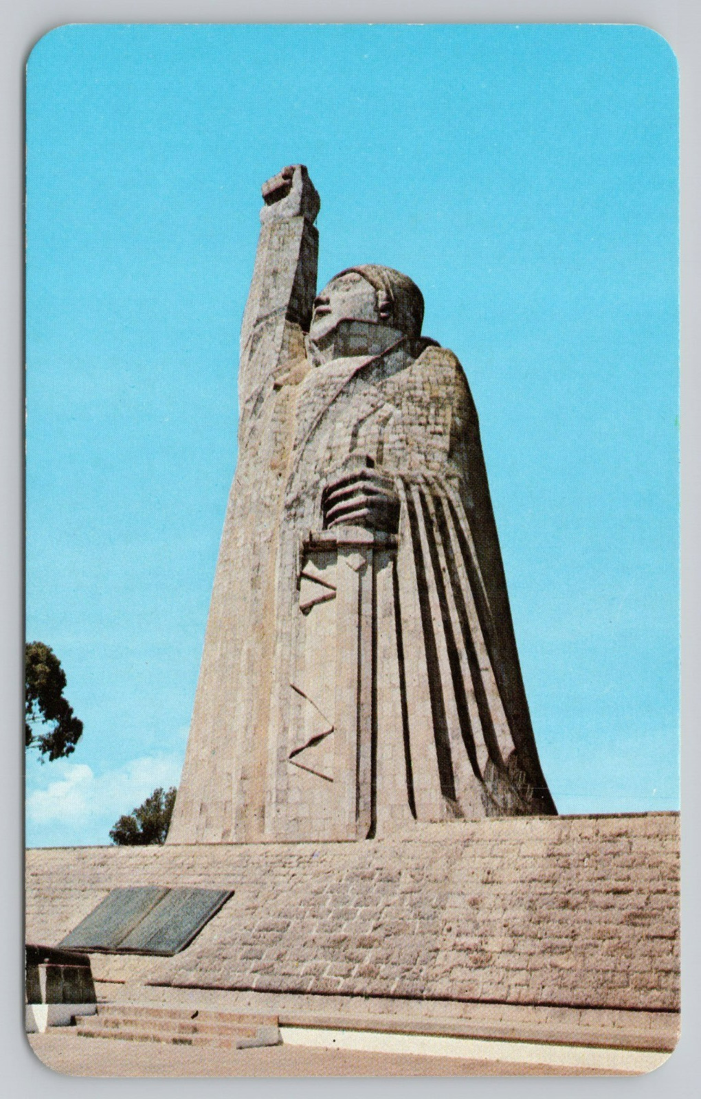 Postcard Monument to Morelos Island of Janitzio Michoacan Mexico