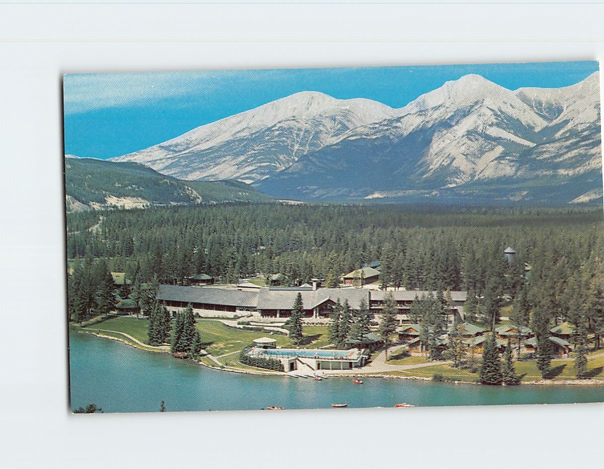 Postcard Jasper Park Lodge Canadian Rockies Canada
