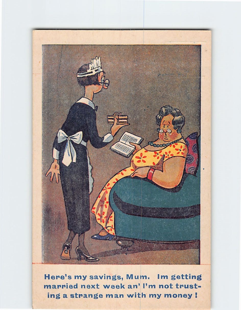 Postcard Preparation for Marriage Joke/Humor Comic Art Print