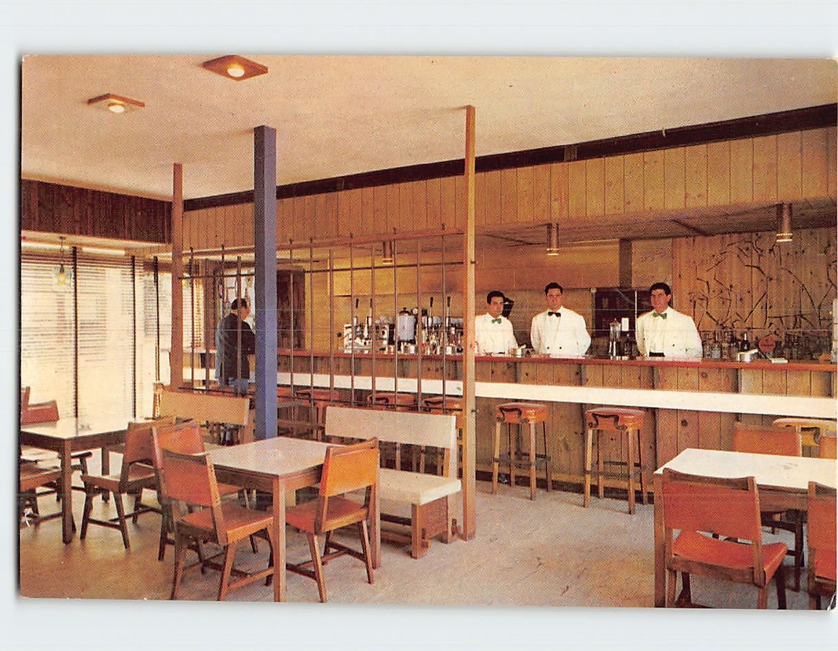 Postcard Cafeteria Motel El Hidalgo Valdepeñas Spain