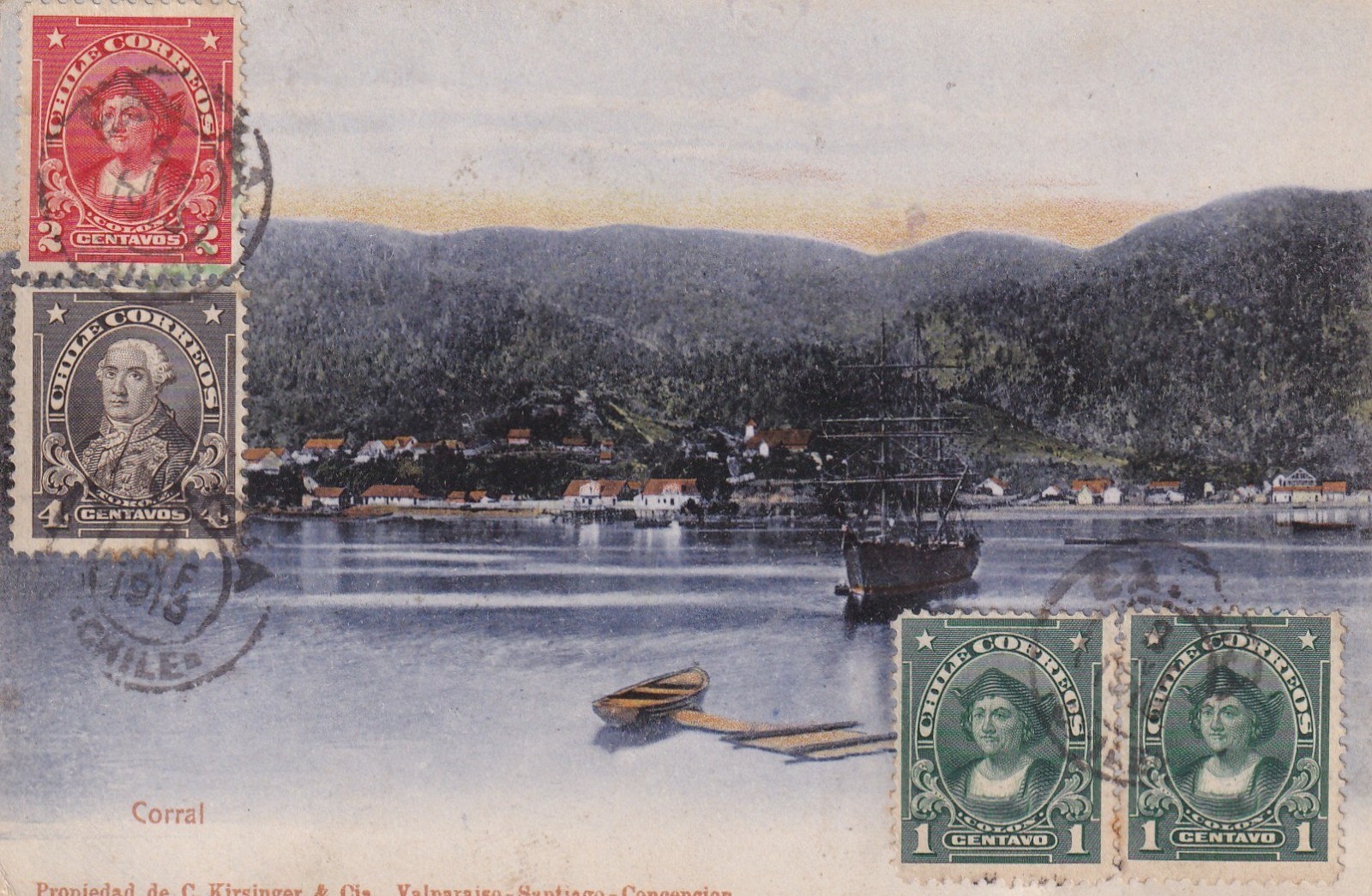 Corral Valparaiso RPPC 1911 Chile South America 2512175