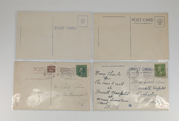 Post Card Lot Of 8 Montana Scenic Places Color Vintage