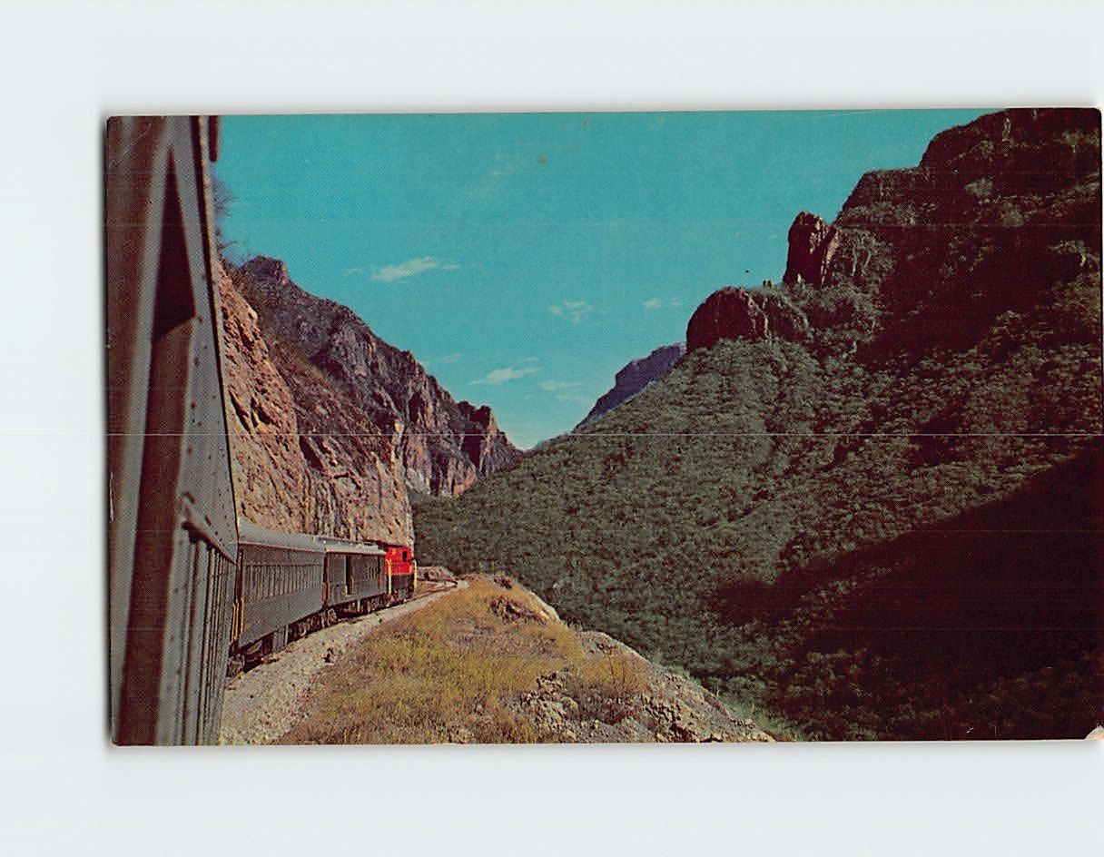 Postcard Chihuahua-Pacific Railway Sierra Tarahumara Mexico