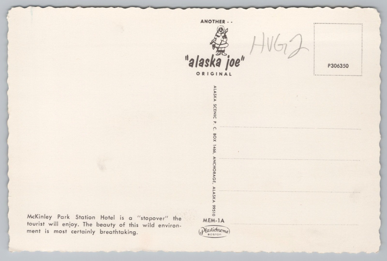 McKinley Park Station Alaska AK Railroad Train Tourist 4×6 Inches b22077