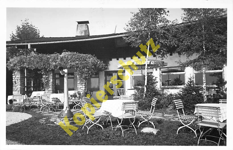 Bad Oy Postcard Café “Sun Terrace” Allgäu Restaurant Postcard 1950s