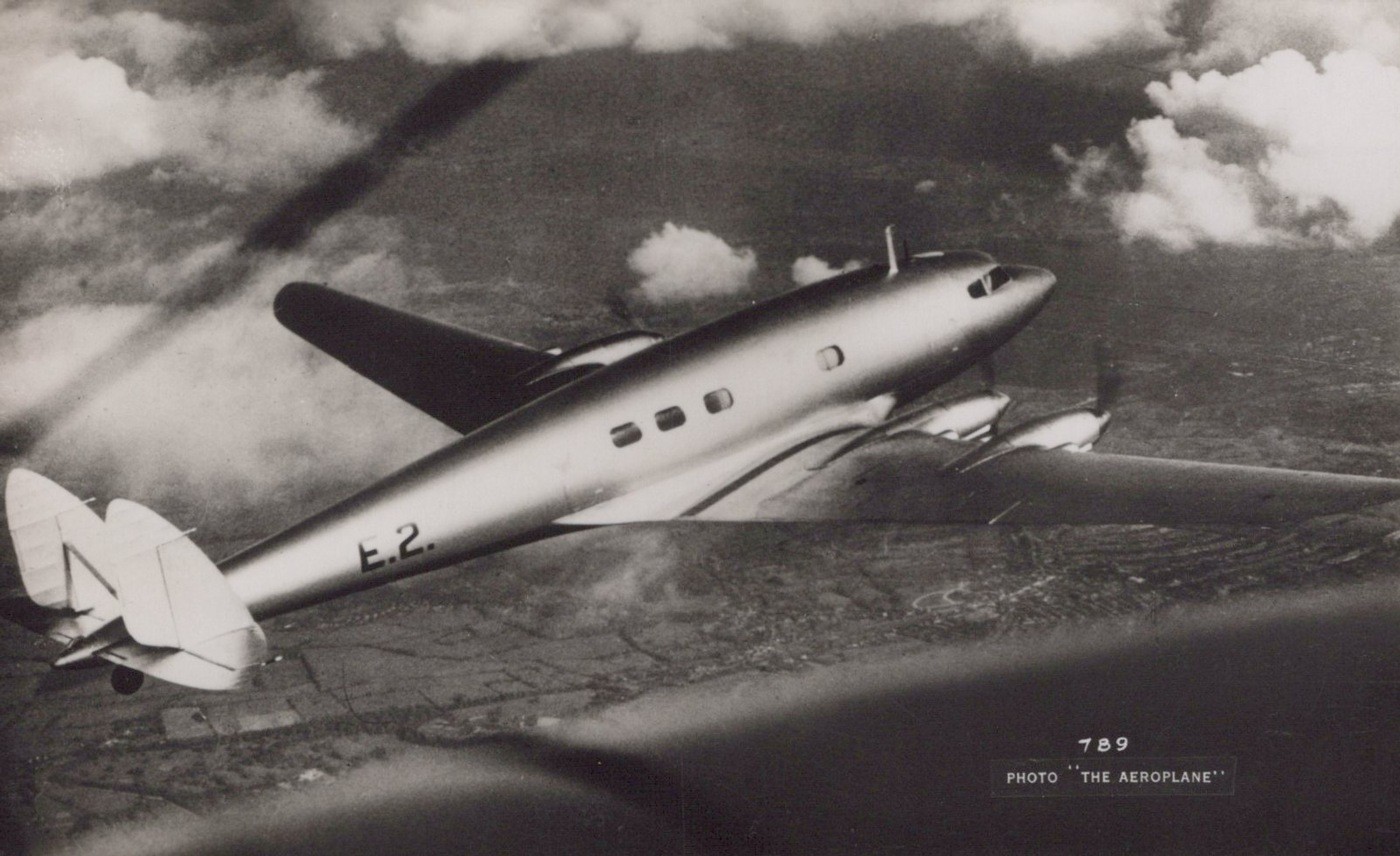 De Havilland DH.91 Albatross England 1937 Aeroplane – RPPC Photo Postcard