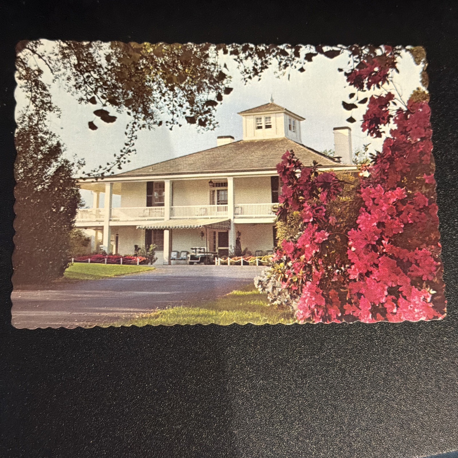Vintage Postcard Georgia GA Augusta National Golf Club House Masters Tournament