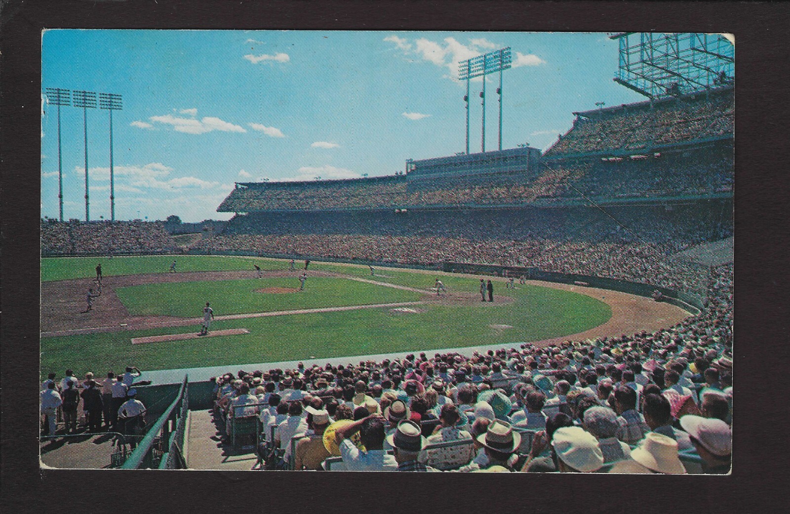Bloomington Minnesota MN 1972 Metropolitan Stadium, Twins Baseball Game Going On