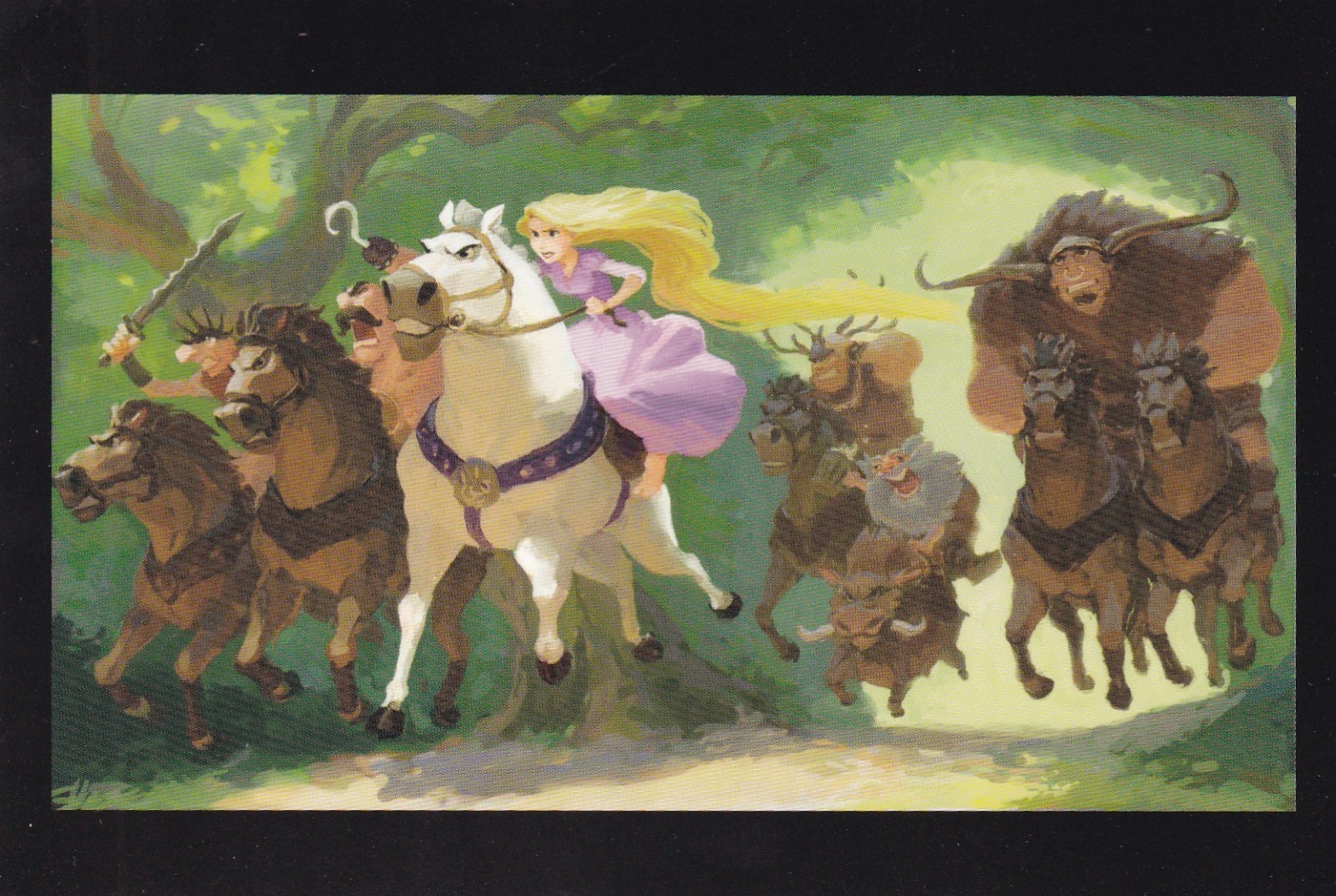 Rapunzel – Tangled Disney Movie 2010 Postcard 2015