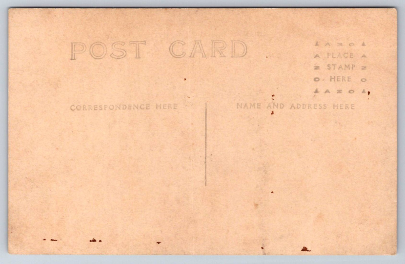 RPPC Private Residence Unknown Location Sepia Real Photo Postcard AZO c1904-18
