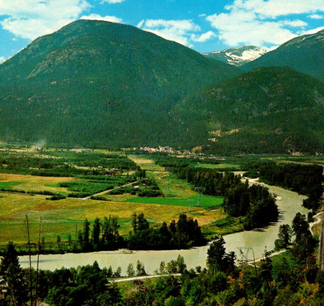 Vintage Continental Postcard Pemberton Meadows British Columbia Canada