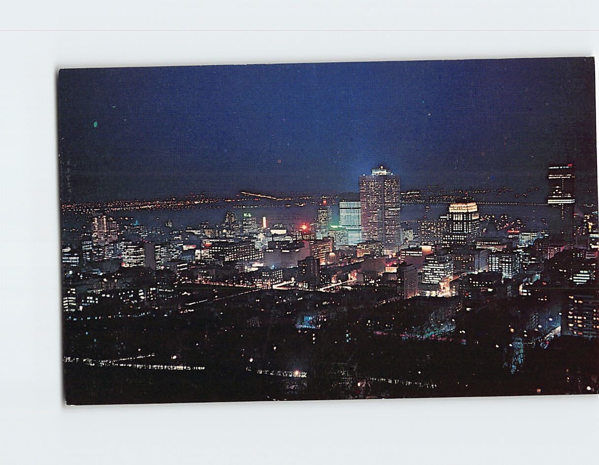 Postcard Skyline View Montréal Québec Canada