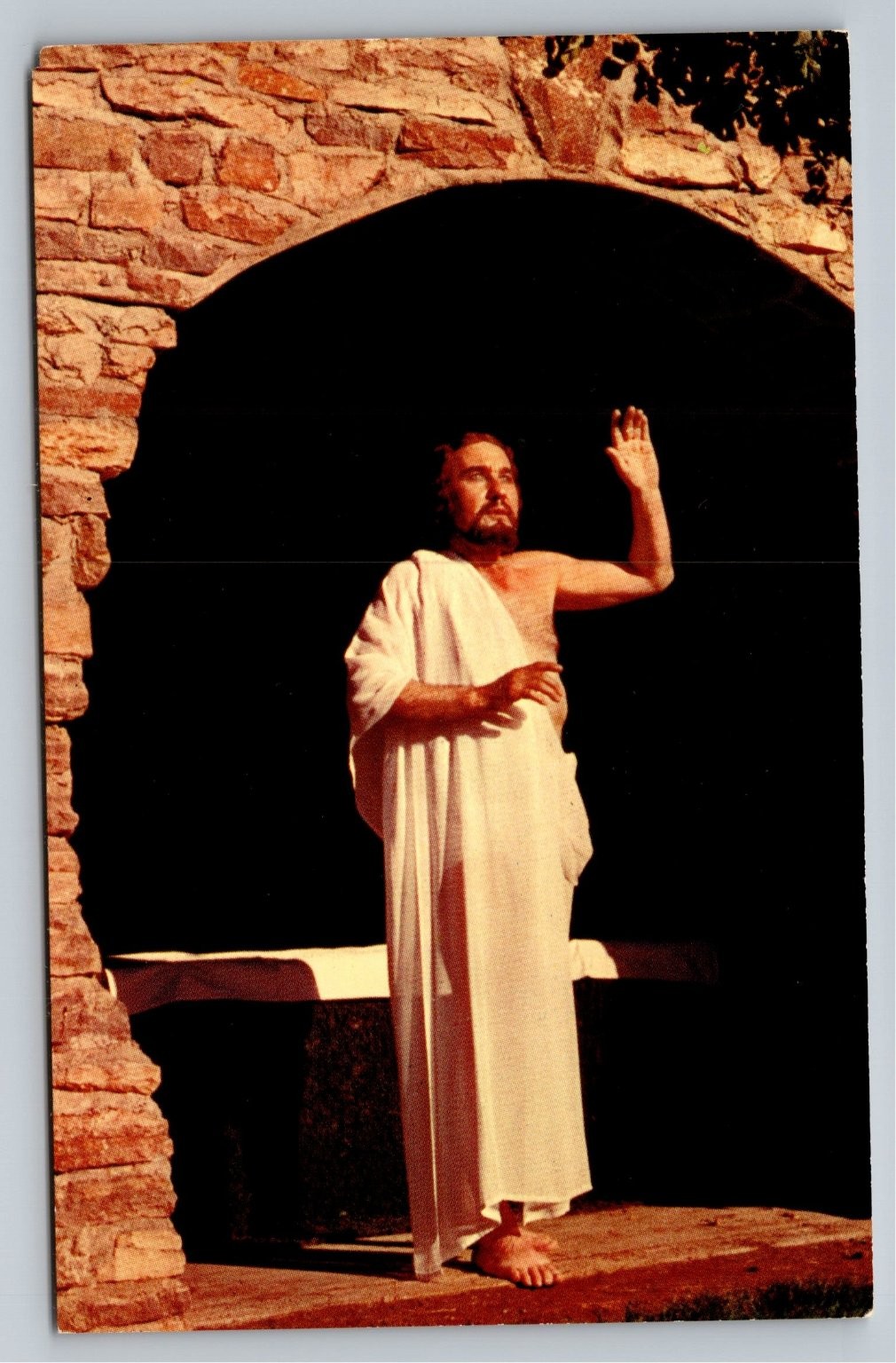 Josef Meier Christus Black Hills Passion Play Postcard Spearfish SD FL