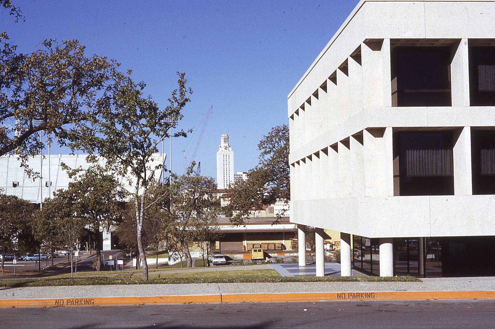 1971 Lyndon B Johnson Library University Of Texas Tower & Campus Austin Slide