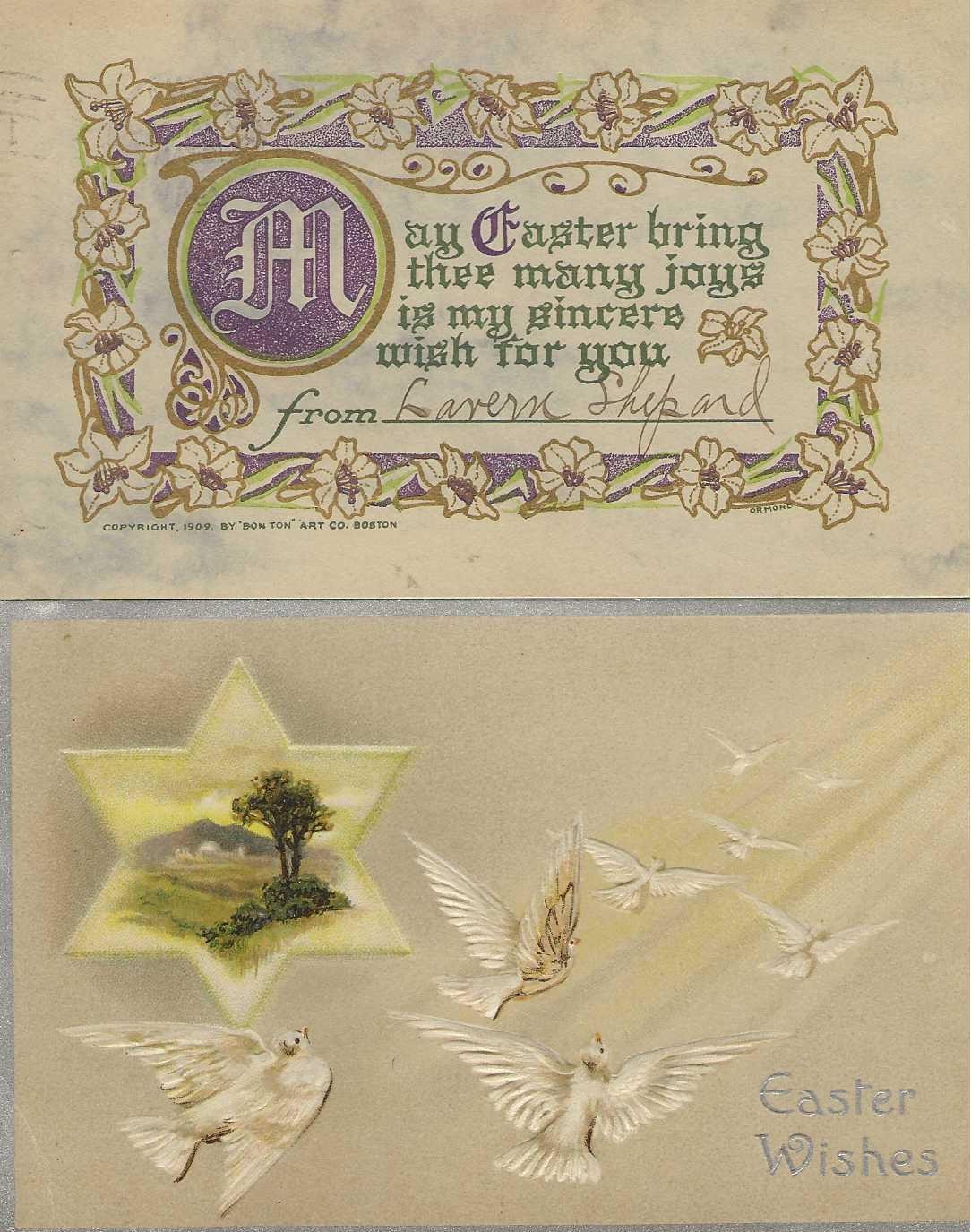 6 Assorted Greetingl Postcards – Lot #53