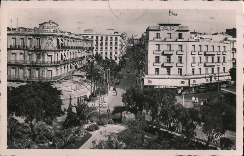 Oran, Algeria Continental Hotel, 1981 Royal Oak, MI Original Vintage Postcard