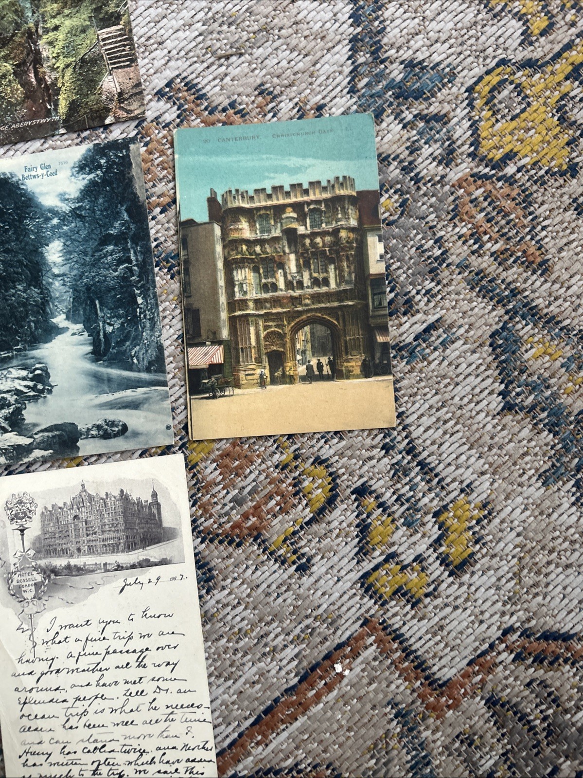 Vintage UK postcards lot of 34.