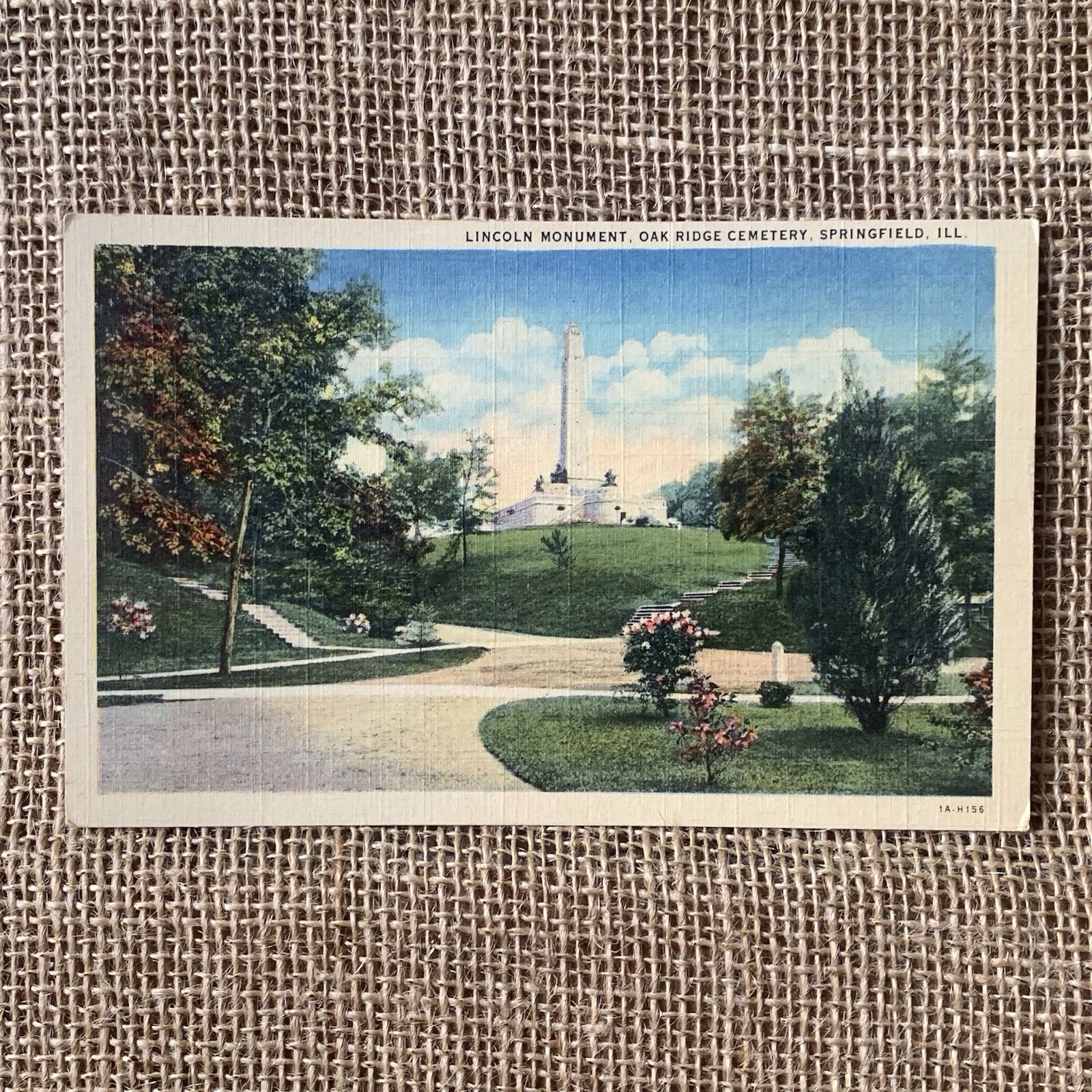 Springfield Illinois Ill Lincoln Monument Oak Ridge Cemetery Unposted Postcard