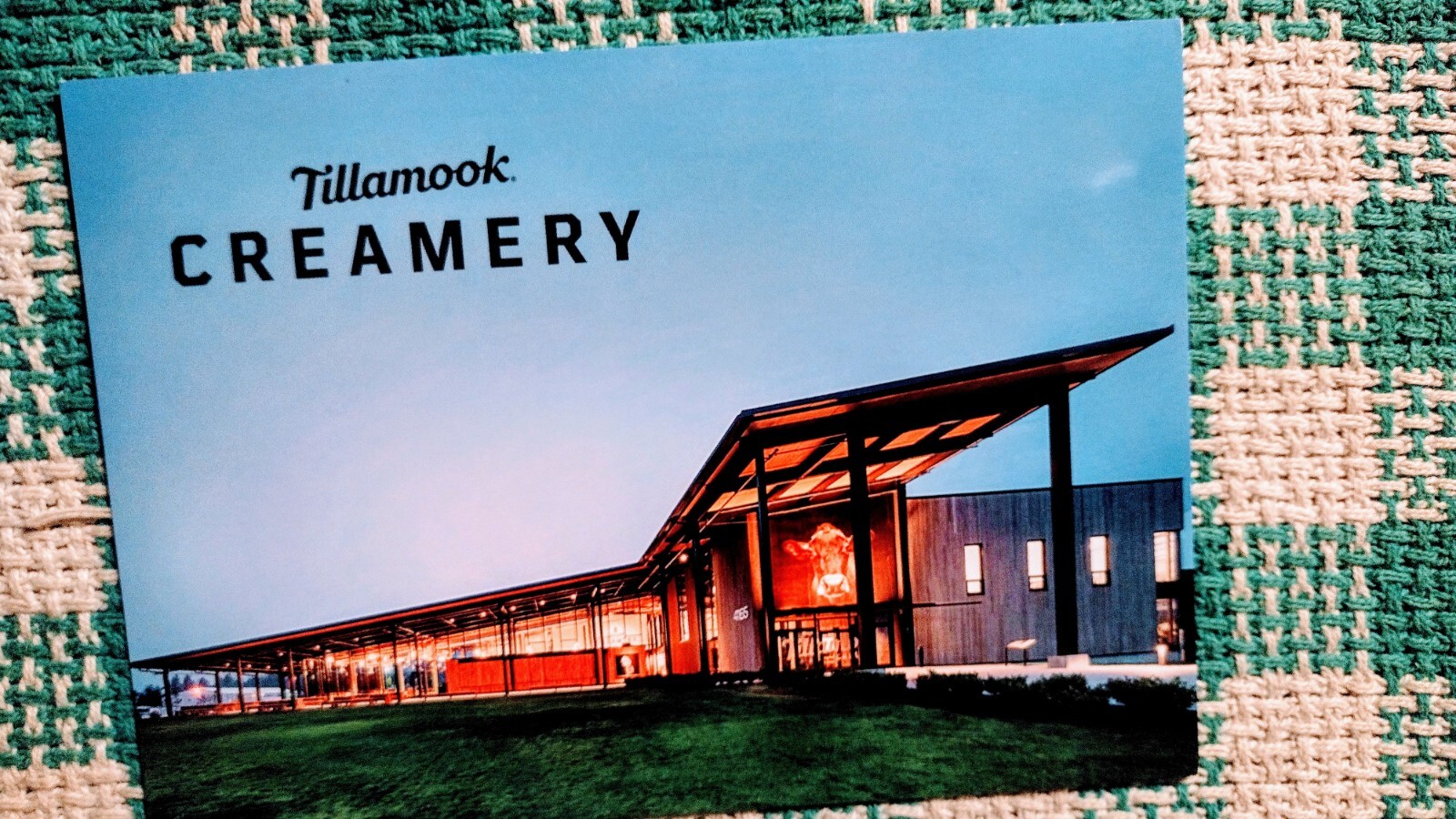 BEAUTIFUL POST CARD TILLAMOOK CREAMERY TILLAMOOK OREGON