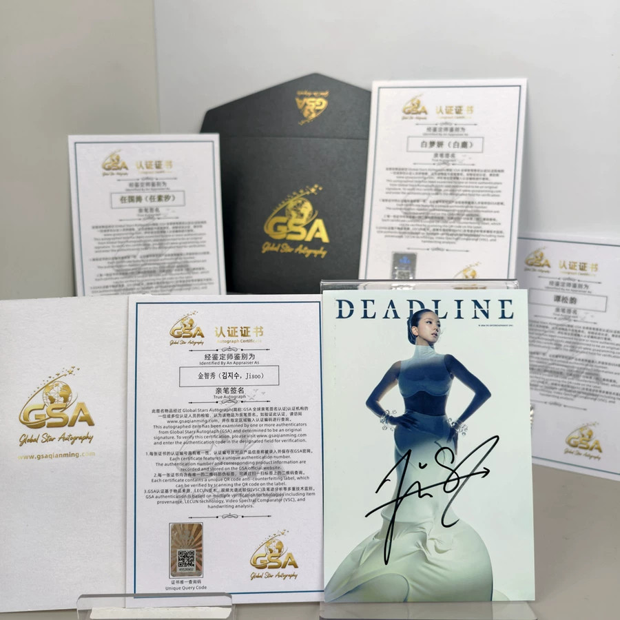 BLACKPINK Autograph Photo Signature Fidelity 6 Inch Collection Gift BLACKPINK