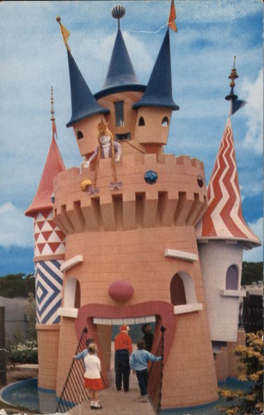San Francisco, California CA Storyland Rapunzel’s Castle Chrome Vintage Postcard