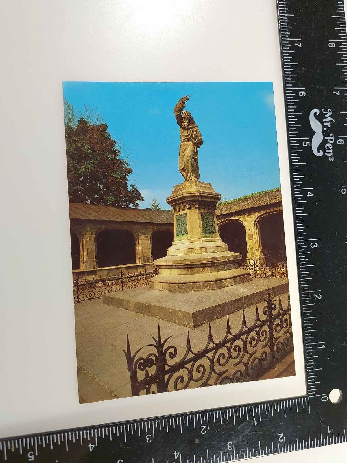 Huy Belgium Statue View Postcard