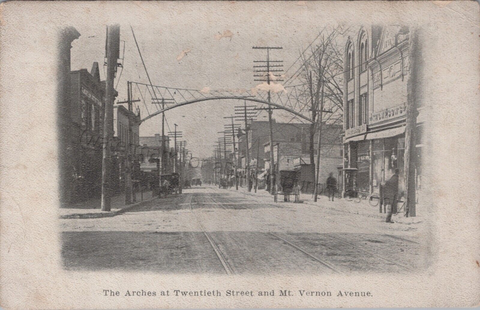 Columbus, OH – Street Scene, Columbus Dispatch Series – Vintage Ohio Postcard