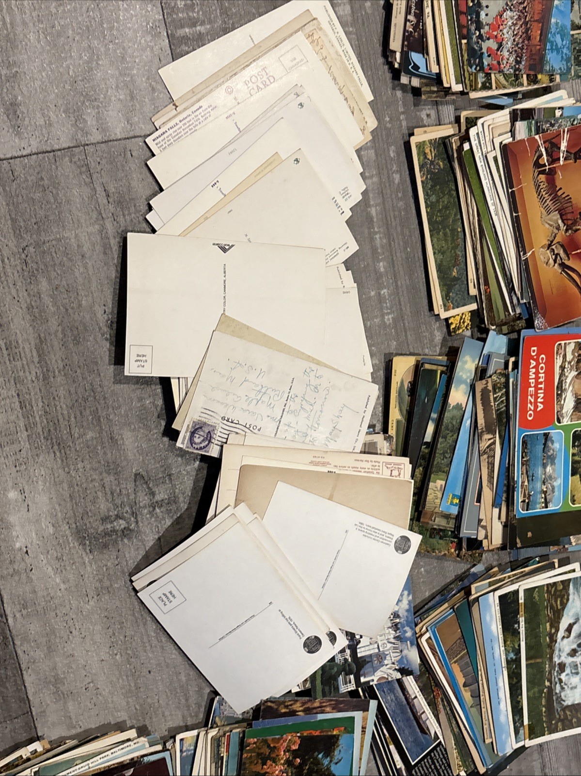 Approx 600+ US Foreign Rare Vintage Postcards Large BULK Lot Stamp Unused/Used