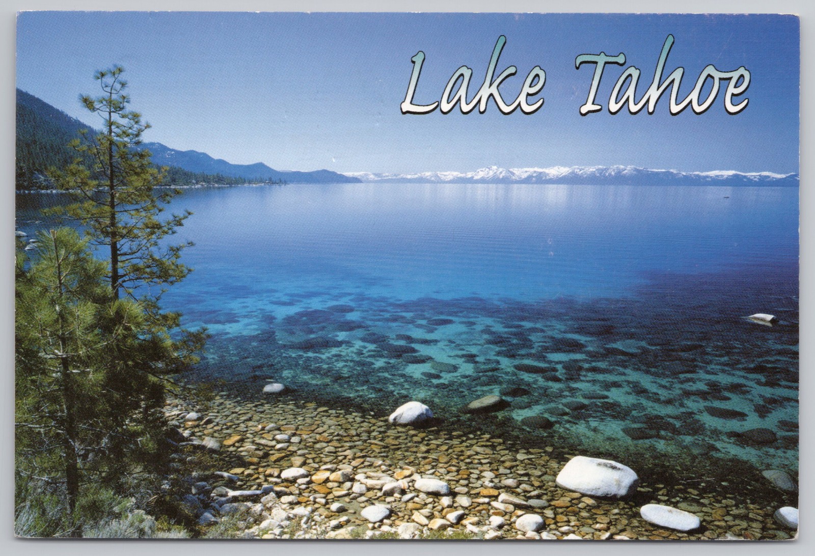 Lake Tahoe Cal/Nev Postcard 4×6 Continental Chrome Unposted Souvenir C