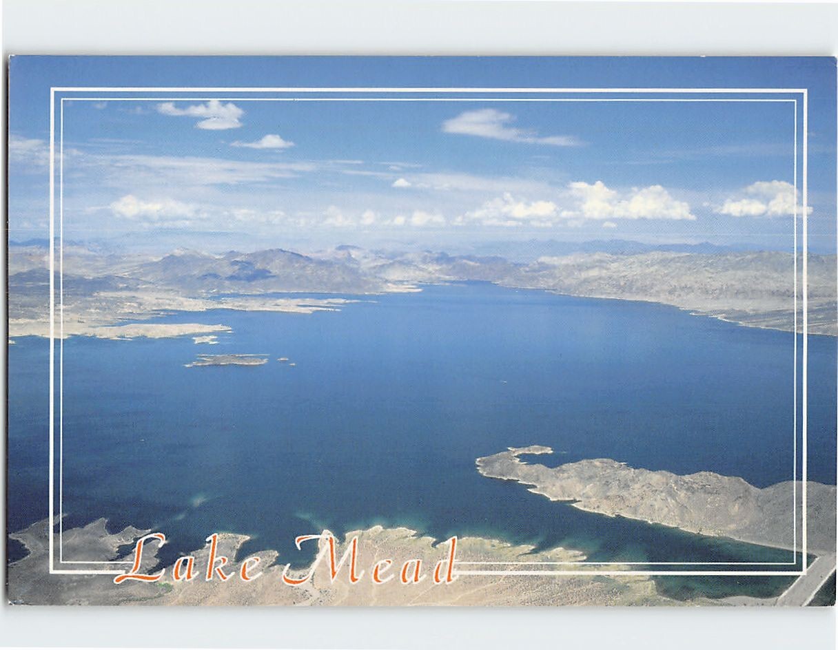 Postcard Aerial View Lake Mead USA