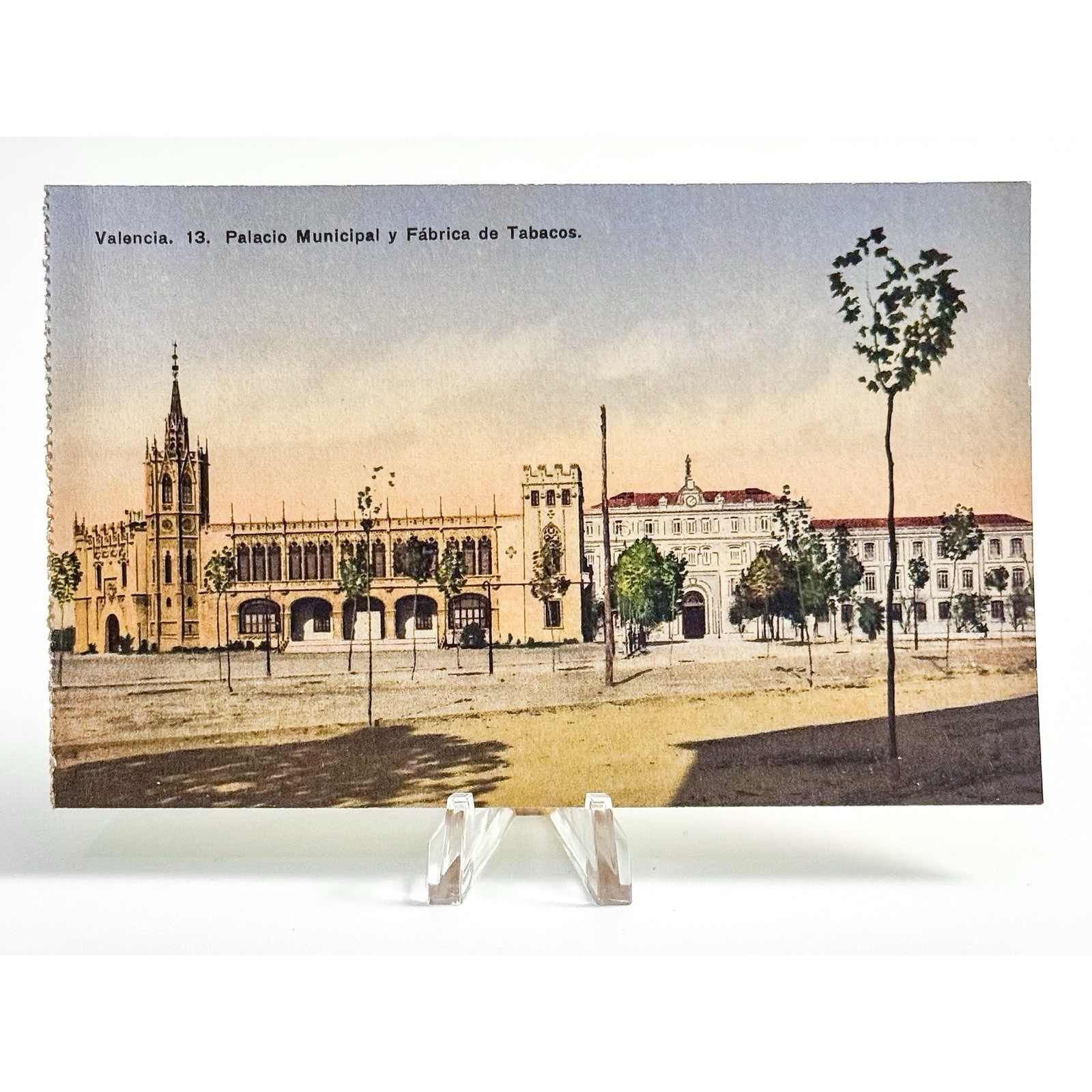 Vintage Postcard | Valencia, Spain | Palacio Municipal